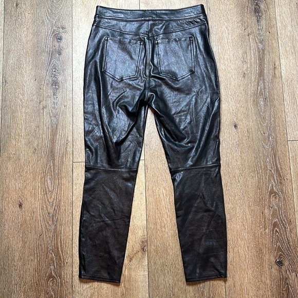 Spanx Leather Like ankle Skinny Pant Size M - Picture 4 of 12